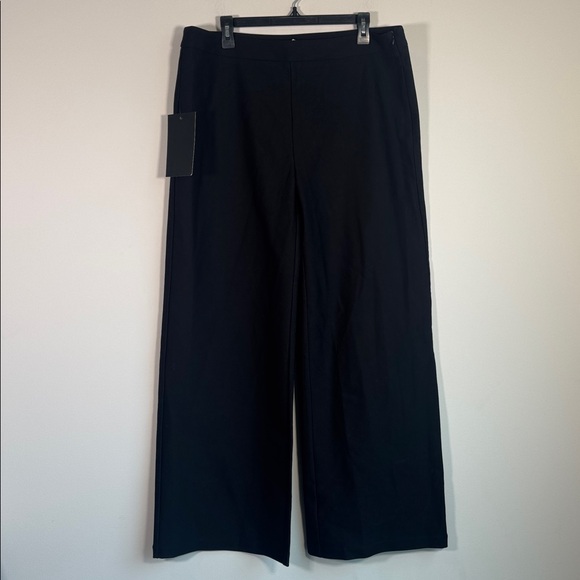 NWT Tuckernuck Madeline Ponte Wide Leg Pant in Black - XXL - Picture 2 of 6